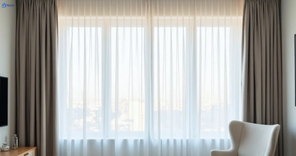 Freshly steam cleaned curtains in blairmount-nsw QLD